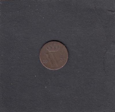 Beschrijving: 1/2 Cent WILLEM I